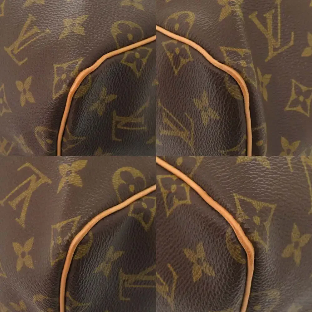 LOUIS VUITTON Authentic Brown Monogram Keepall 55 Boston Bag